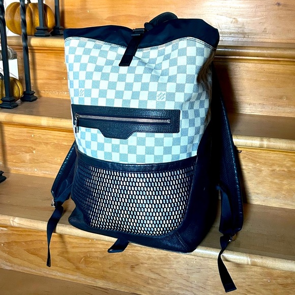 🦁 Louis Vuitton LV Damier Azur Backpack - Picture 6 of 16